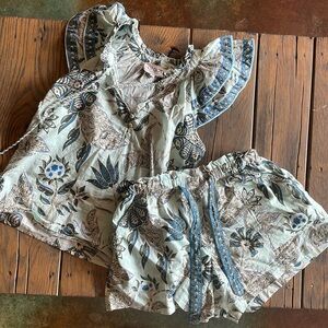 Anthropologie Omika set light blue